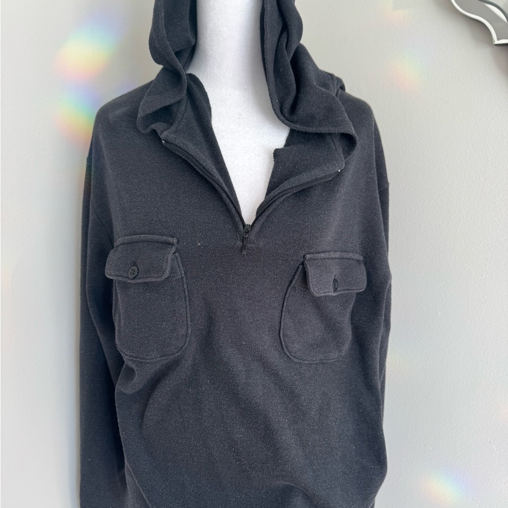 Claiborne Men's Black Zip-Up Sweater